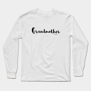 Grandmother Pregnancy Announcement Long Sleeve T-Shirt